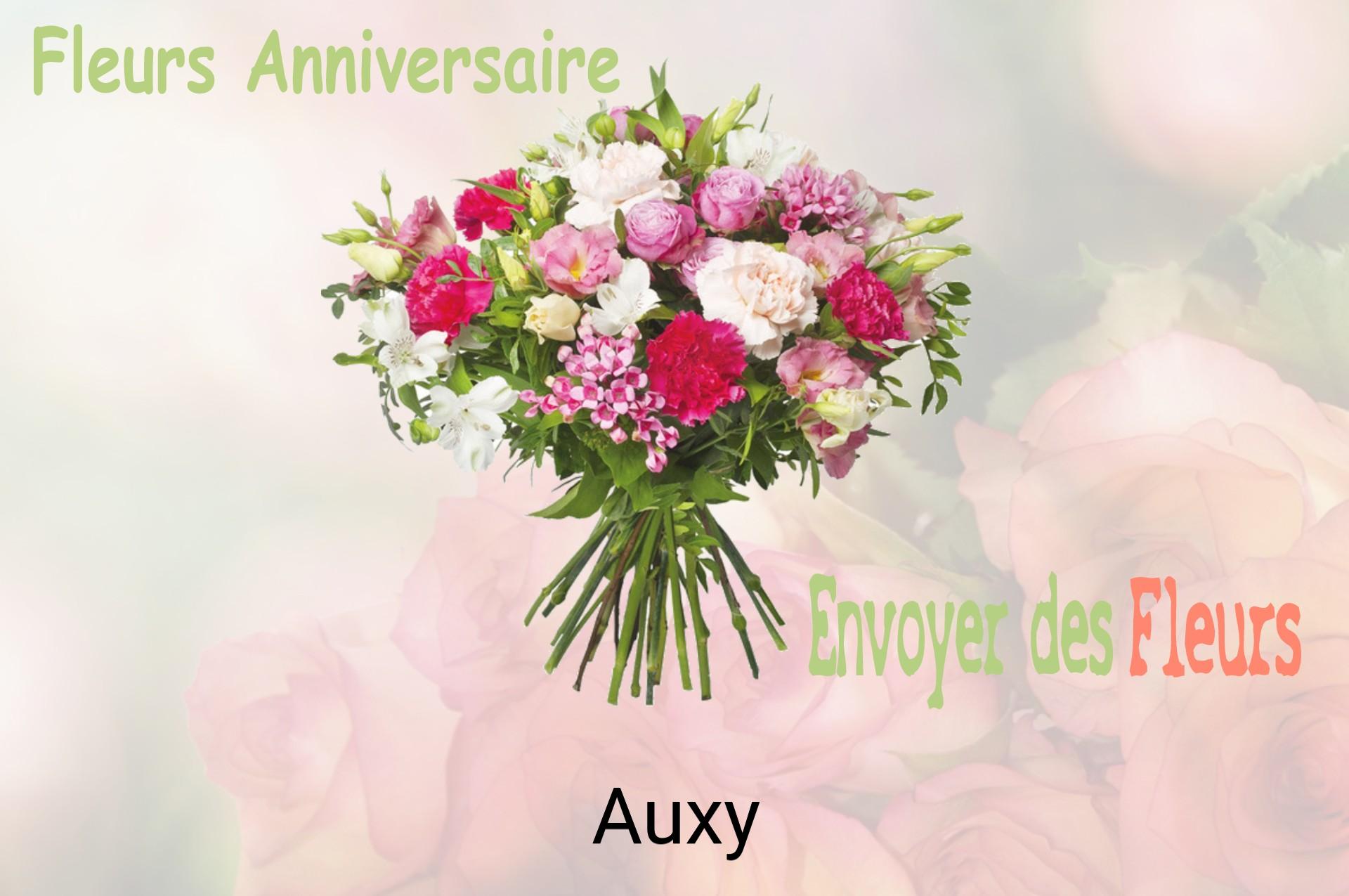 Bouquet de fleurs d’anniversaire livré à Auxy